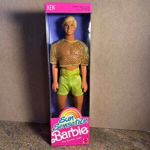 Mattel 1991 “Sun Sensation, Hot Summer Look!” Ken Doll *NEW*